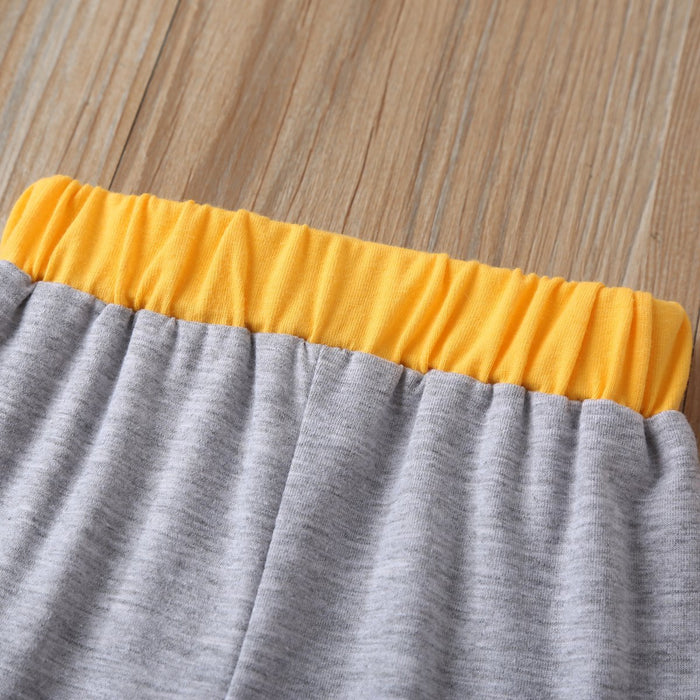 3-piece tirger Style  Print Bodysuit and Pants Set