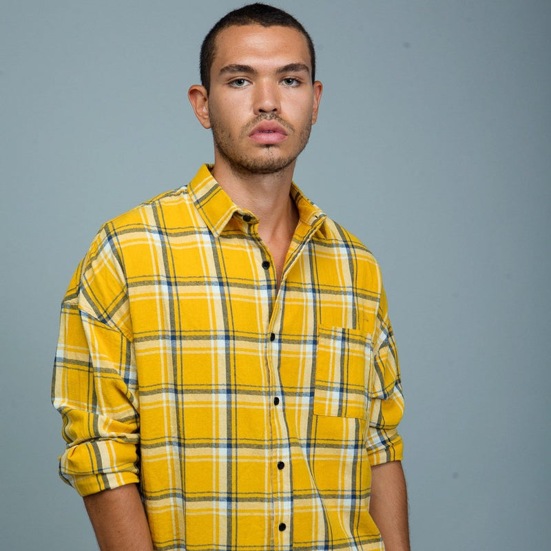 Graffiti Back Button Shirt