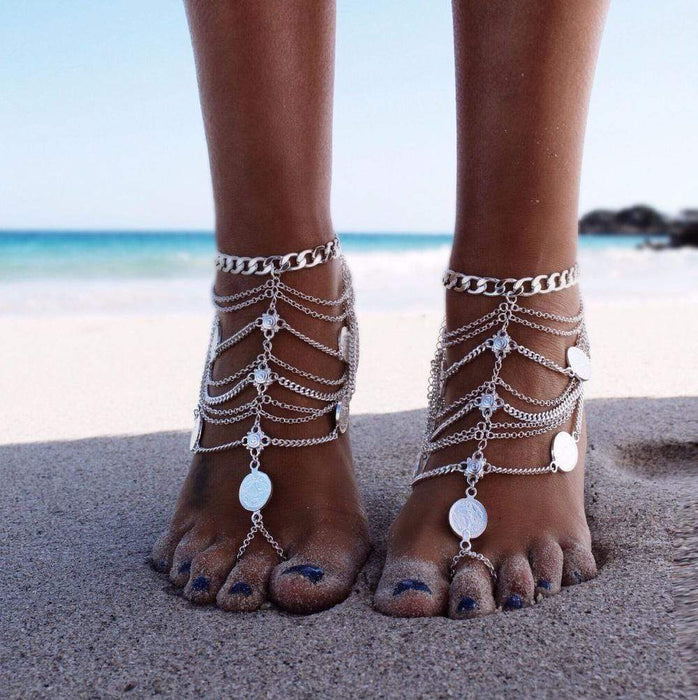 Coins Chain Ankle Jewelry