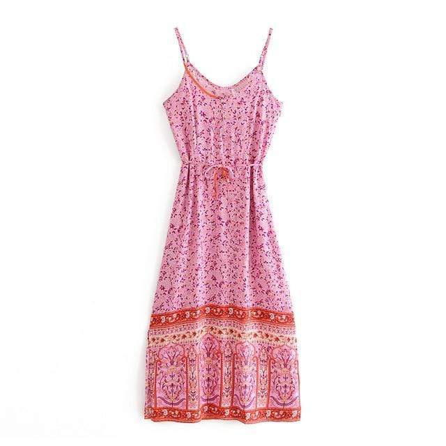 Floral Print Midi Dress