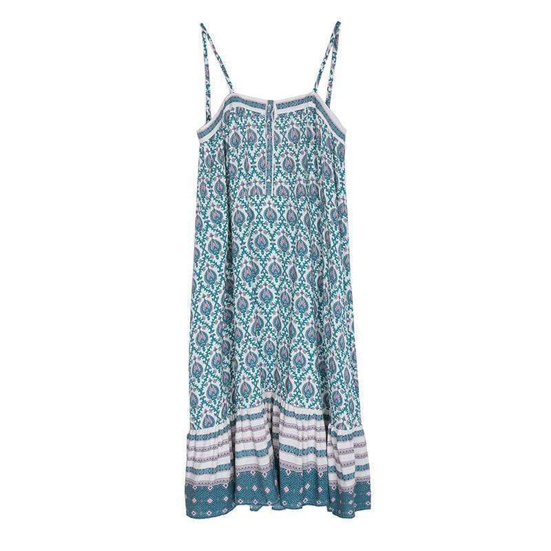 Spaghetti Strap Floral Print Dress