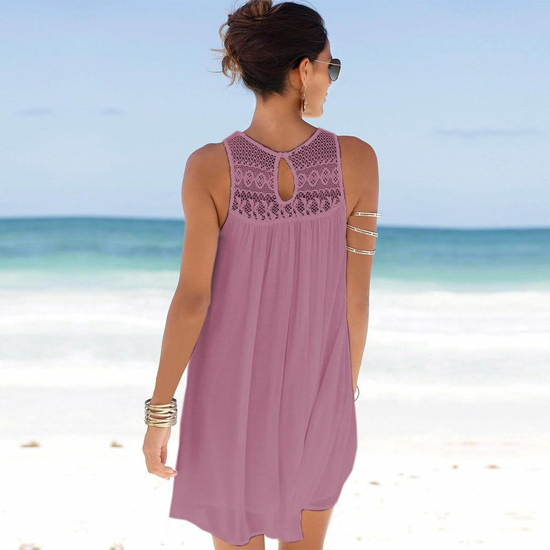 Summer Chiffon Mini Dress