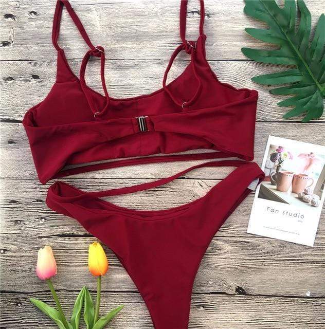 Hollow Out Bikini Set