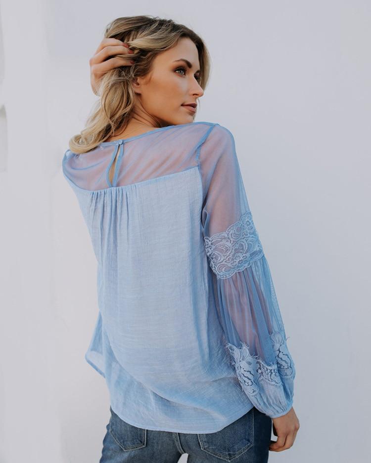 Loose Elegant Lace Blouse