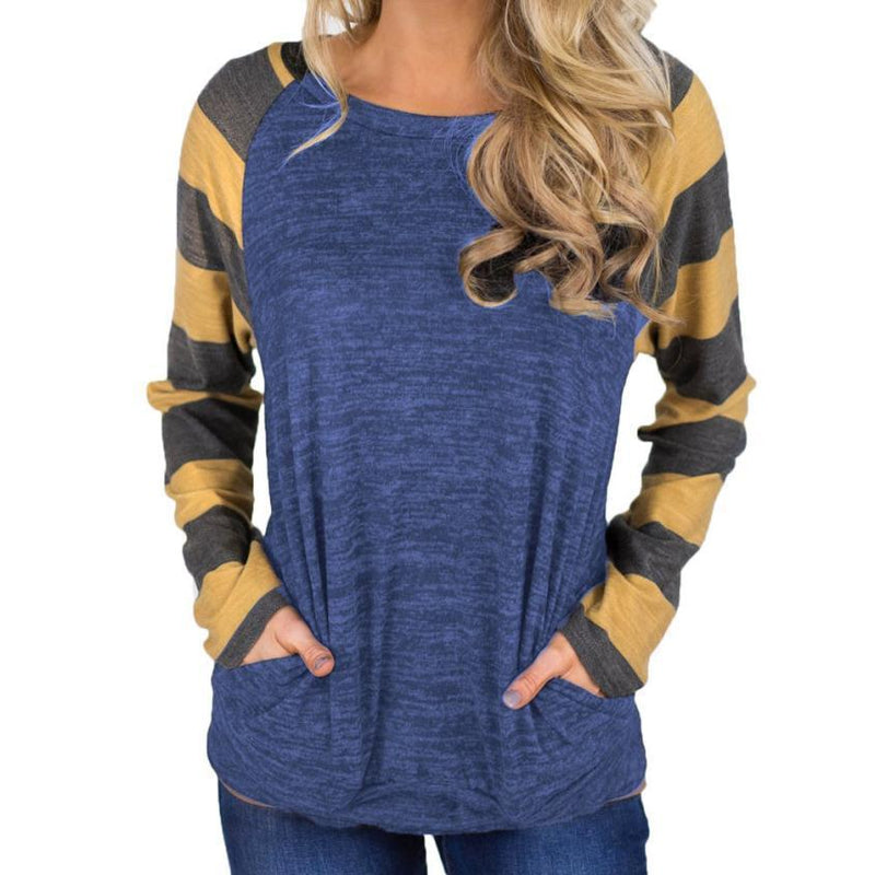 Casual lange mouw met zakken 