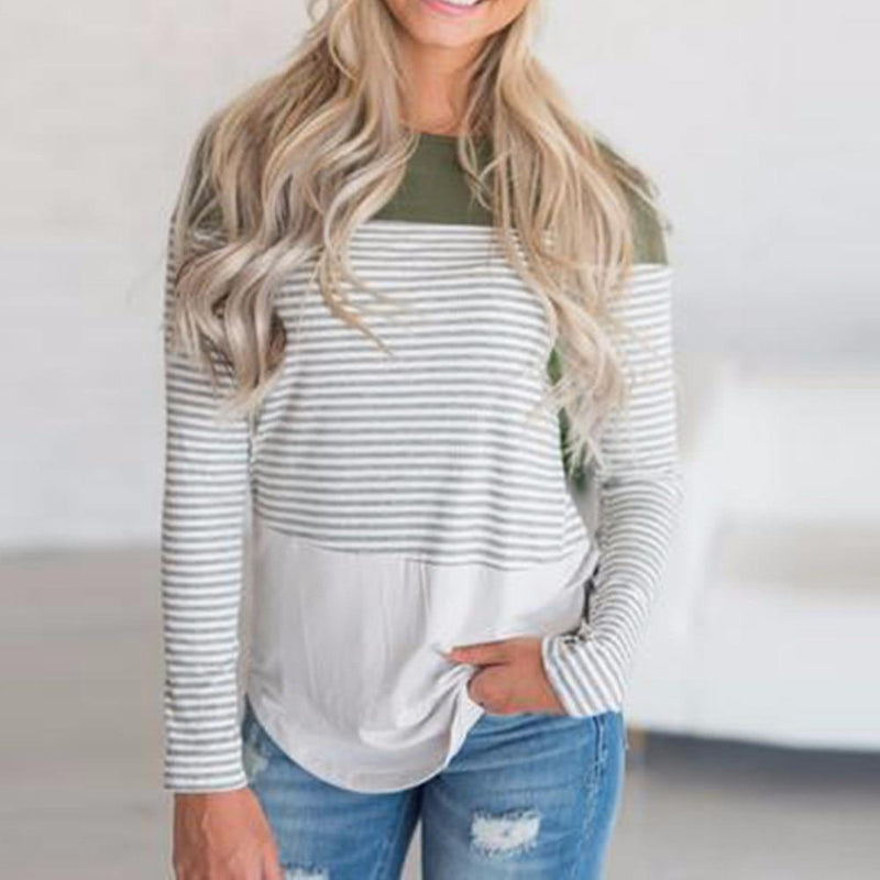 Long Sleeve Striped Top