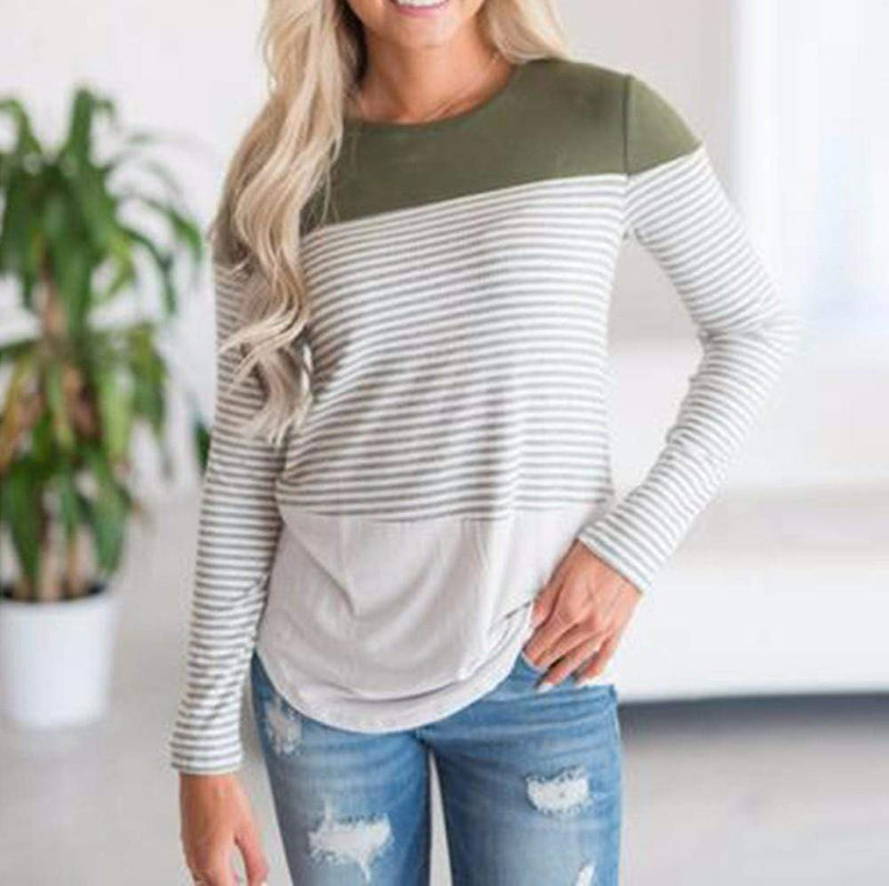 Long Sleeve Striped Top