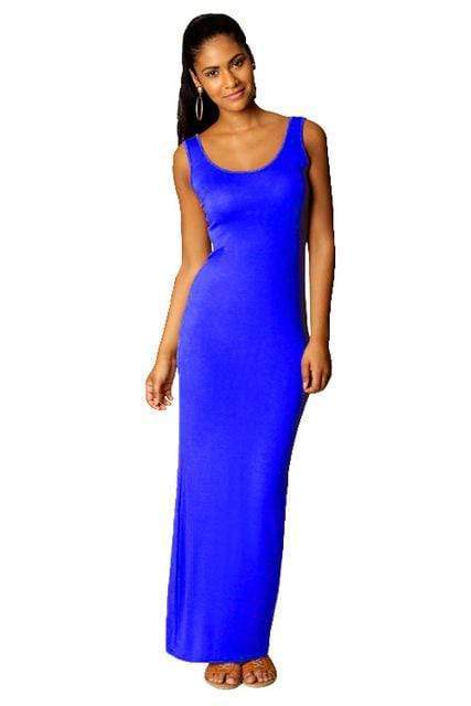 Long Slim Fit Maxi Dress