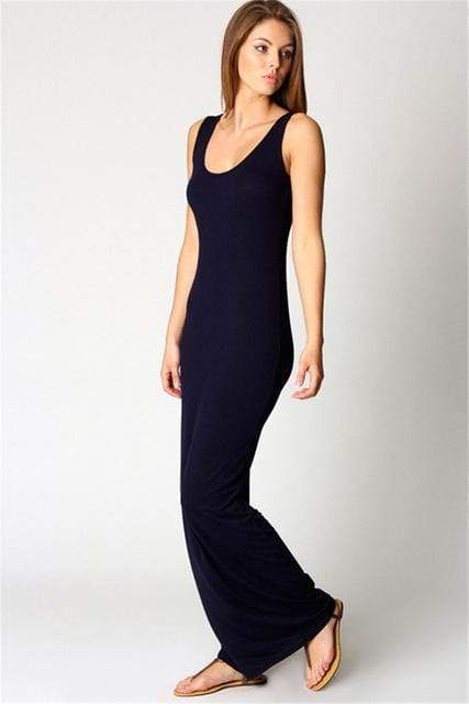Long Slim Fit Maxi Dress