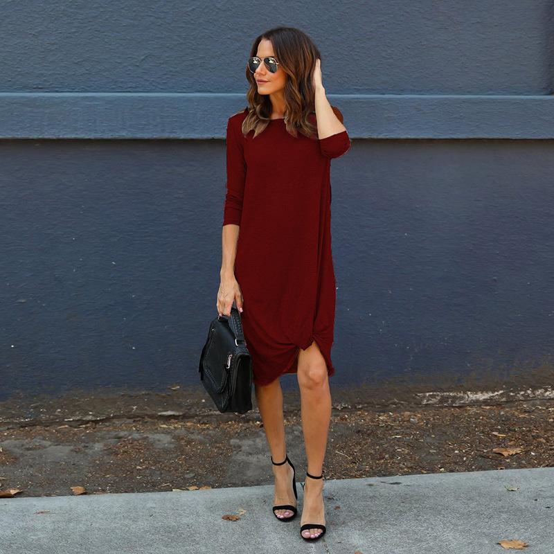 Half Sleeve Casual Maxi Dress