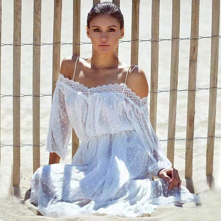 Boho Elegant Lace Sheer