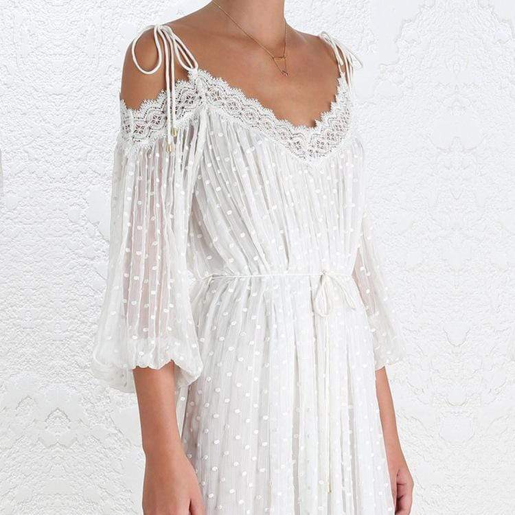 Boho Elegant Lace Sheer