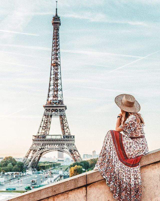 Boho Floral Print Maxi Dress