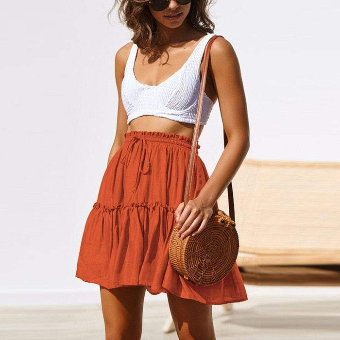 Minifalda informal de verano 