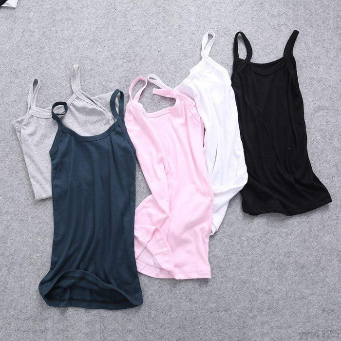 Stretchable Spaghetti Tank Top