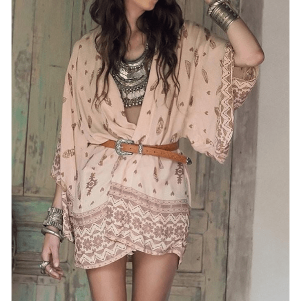 Cárdigan con estampado geométrico 