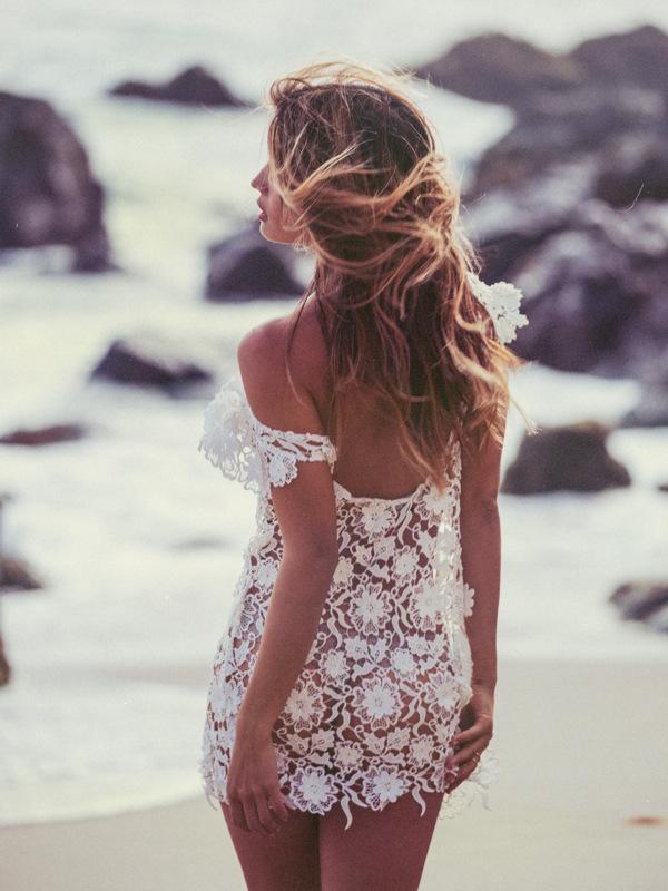 White Beach Cover Up