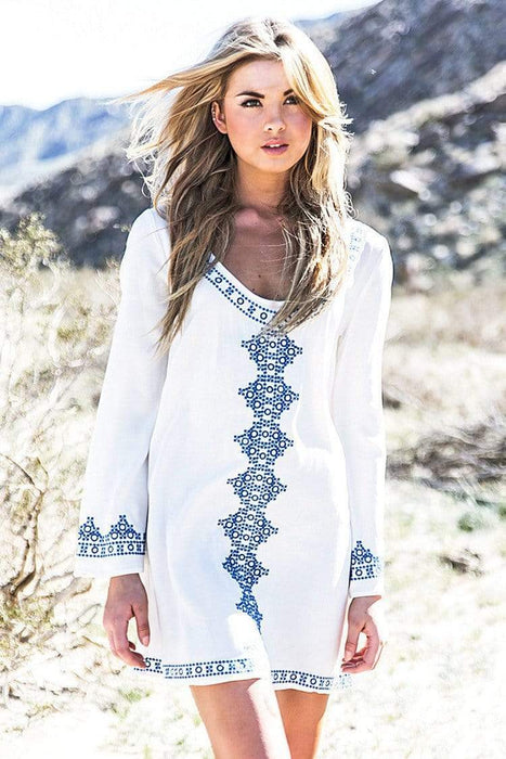 White Vintage Beach Cover Up
