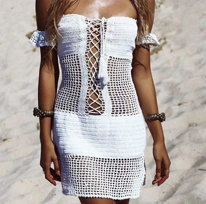 Off Shoulder Beach Cover Up