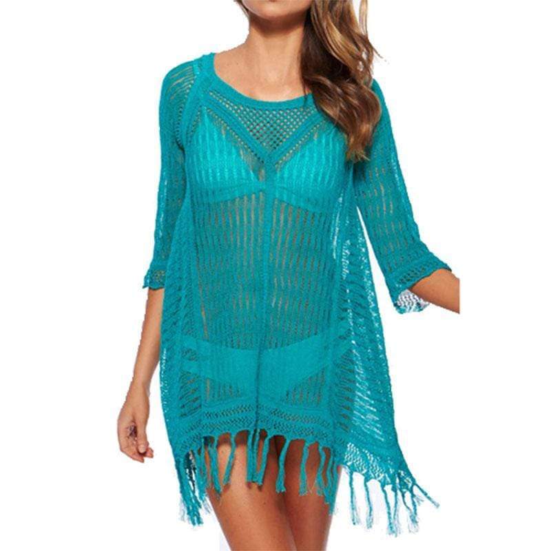 Beach Cover-up With Fringes