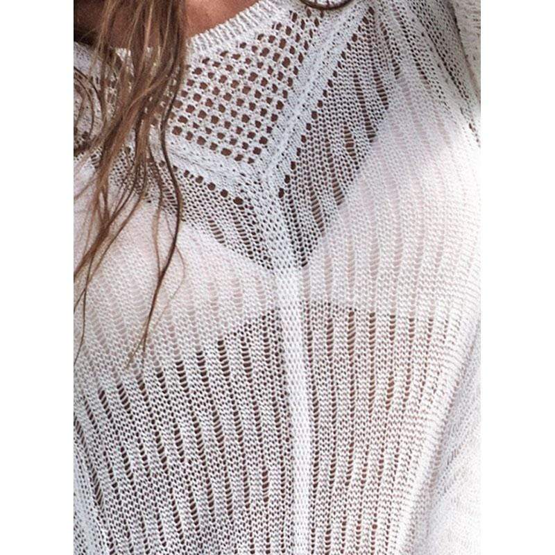 Beach Cover-up With Fringes