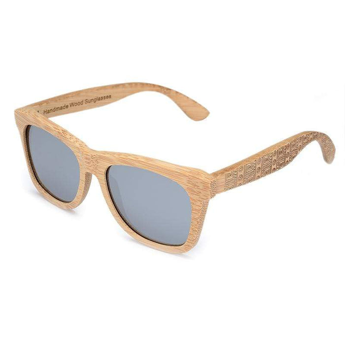 BOBO BIRD Natural Wooden Sunglasses Polarized Lenses