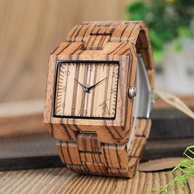 BOBO BIRD Quad houten horloge