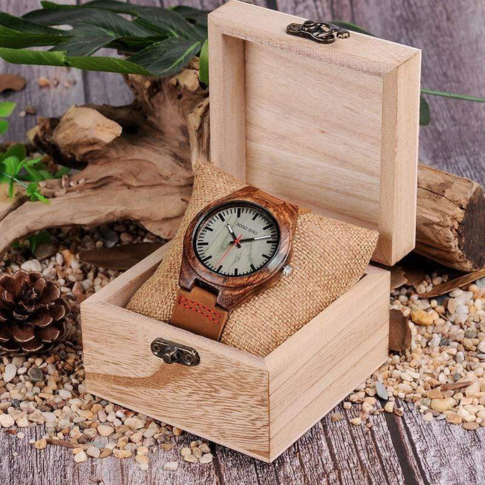 BOBO BIRD Wooden Quartz Watch in Multiple Colors