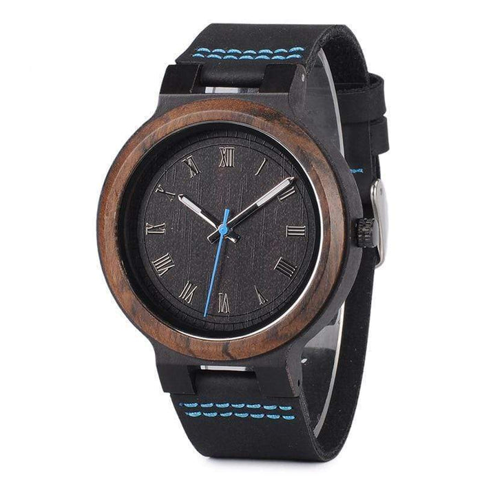 BOBO BIRD Wooden Watch with Leather Band