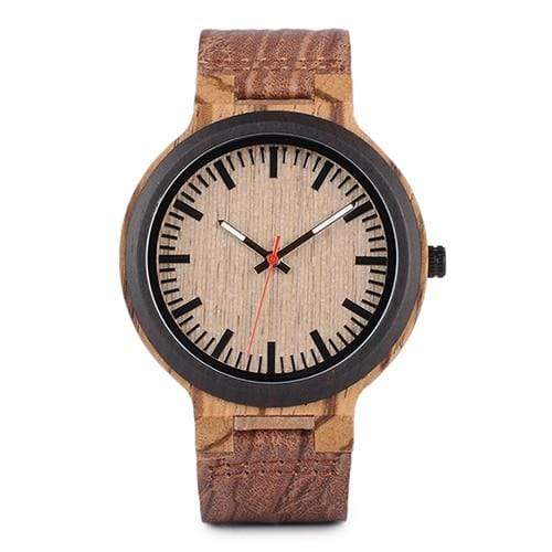 BOBO BIRD Wooden Watch with Leather Band