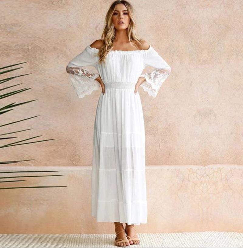 Beach Lace Maxi Long Dress