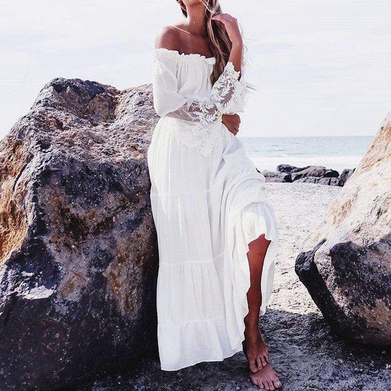 Beach Lace Maxi Long Dress