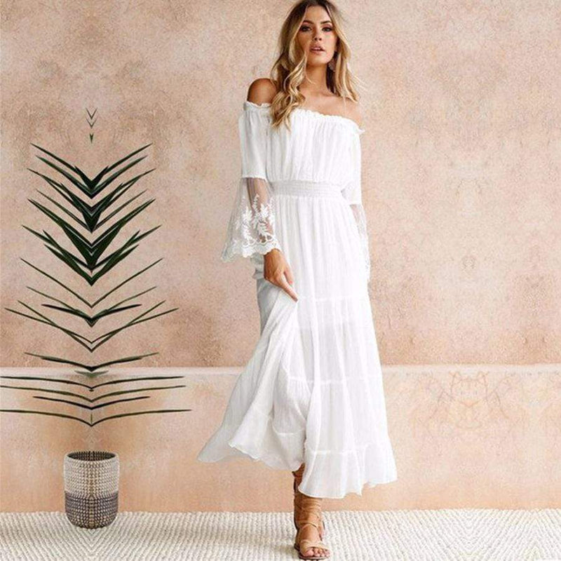 Beach Lace Maxi Long Dress