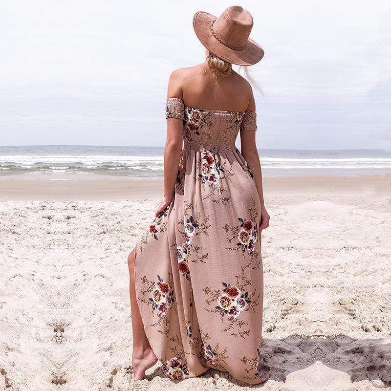 Floral Long Dress- 4 Colors