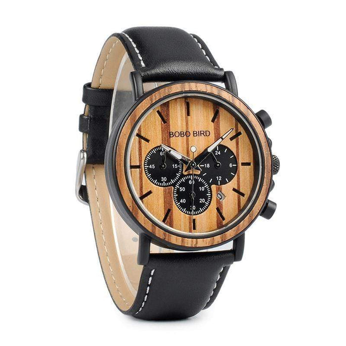 BOBO BIRD Reloj de madera de lujo 