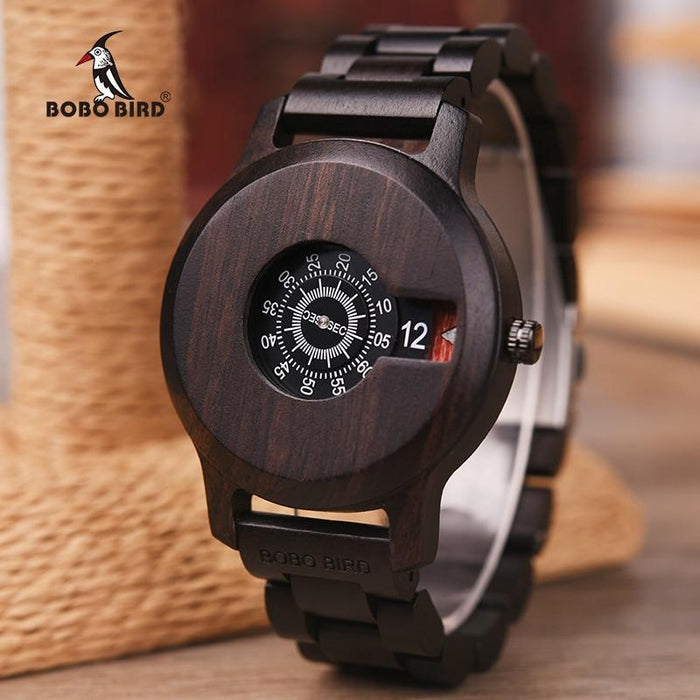 BOBO BIRD Wooden Luxury Brand Quartz Watch