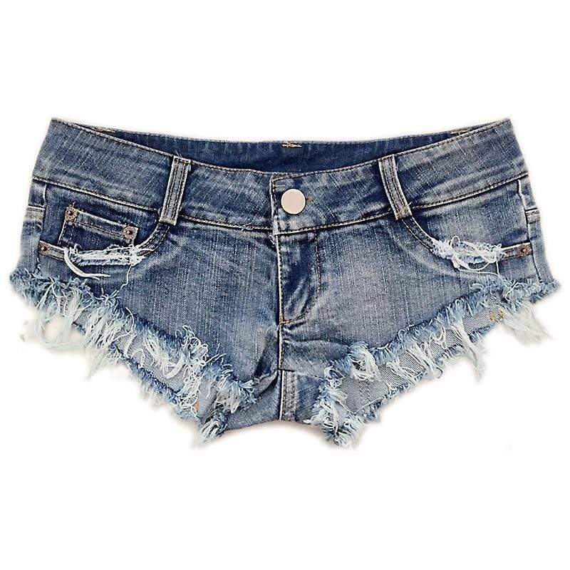 Mini-denimshorts 