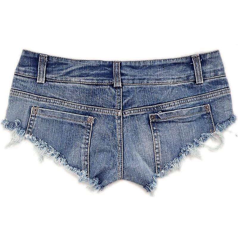 Mini-denimshorts 