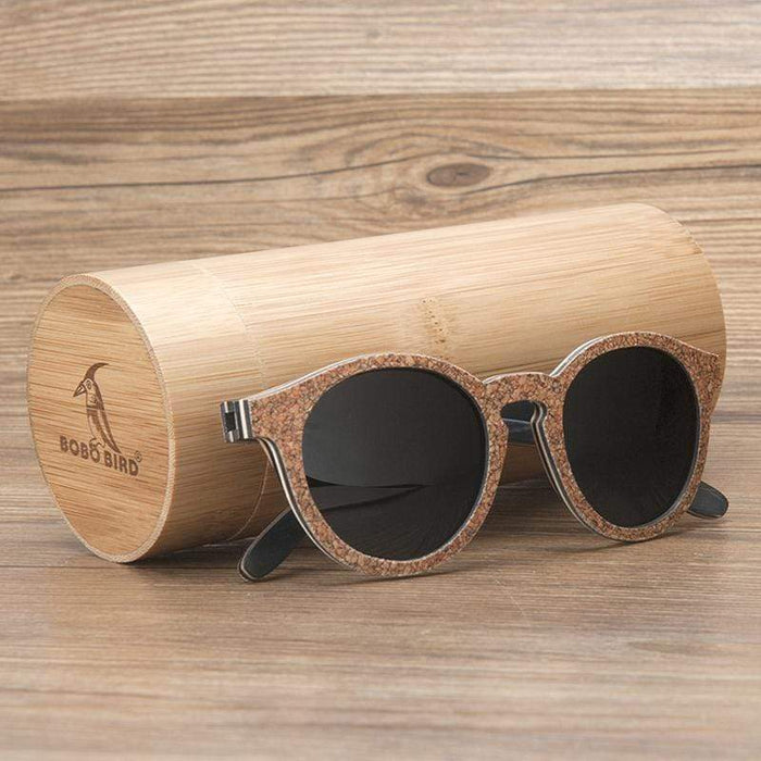 BOBO BIRD Gafas de sol de madera - Lentes polarizadas Monturas de ojo de gato 
