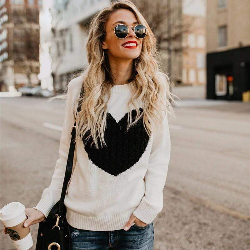 Heart Knit Sweater
