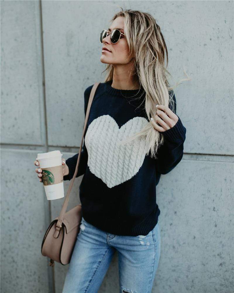 Heart Knit Sweater