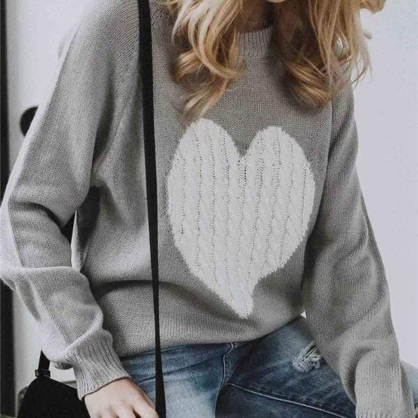 Heart Knit Sweater