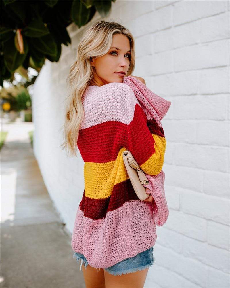 Rainbow Striped Sweater