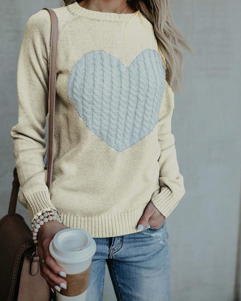 Heart Knit Sweater