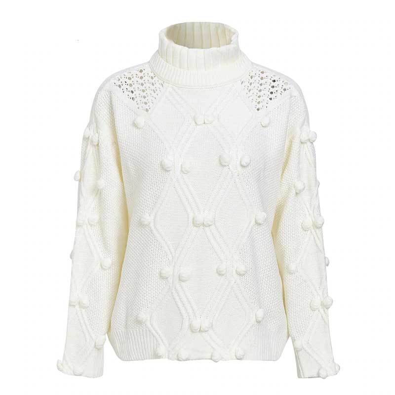 Sweater with Pompoms