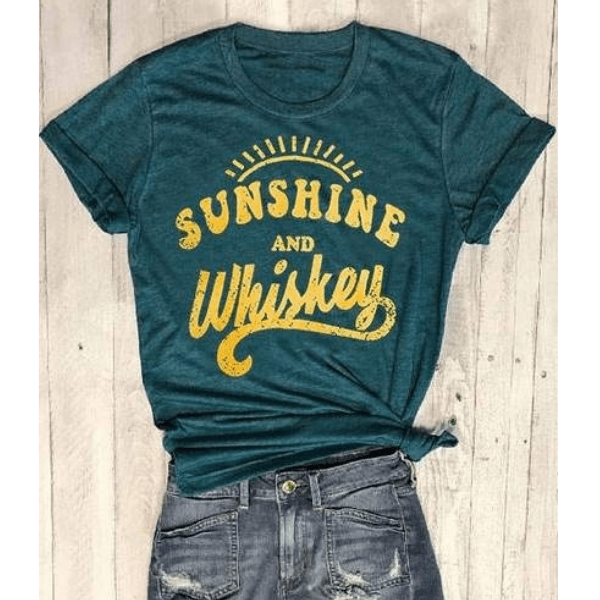 Camiseta Sunshine &amp; Whisky 