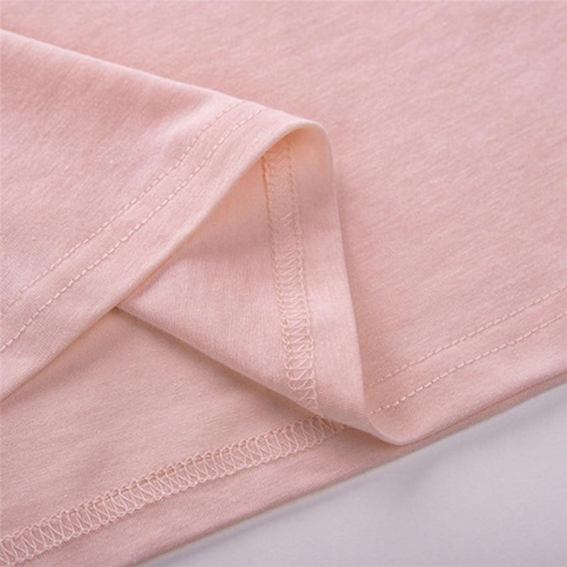 Roze paradijs palmboom T-shirt 