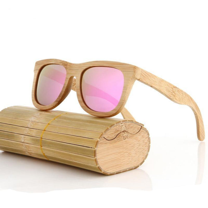 Gafas de sol de madera de bambú Lentes polarizadas 