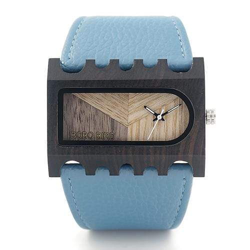 BOBO BIRD Wooden Watch With Leather Band