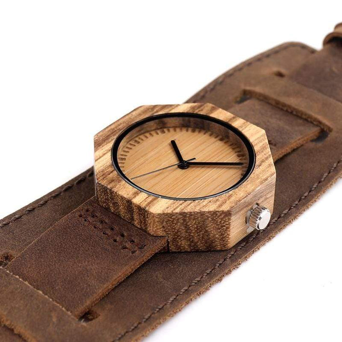 Reloj BOBO BIRD Reloj de madera de cebra 